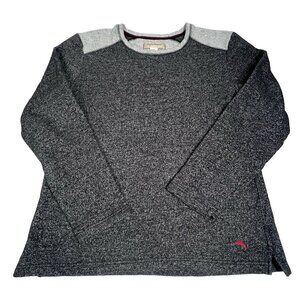 Tommy Bahama Crew Neck Sweater Men’s Large Gray Pullover